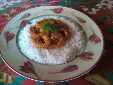Gambas à l'Armoricaine - Photo par 750g