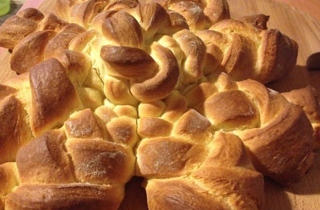 Brioche étoile de neige - Photo par la cuisine de juju