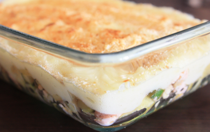 Parmentier de saumon aux légumes - Photo par sarahrj