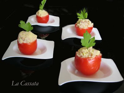 Petites tomates farcies: des superbes finger food - Sonia
