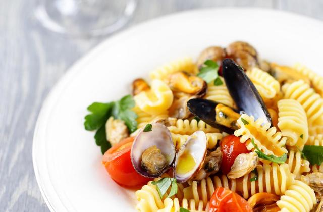 Radiatori aux palourdes et aux moules - Photo par Garofalo