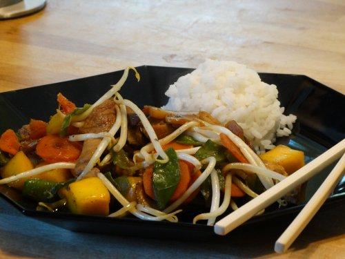 Porc caramélisé à la mangue - Photo par Arnaud6987