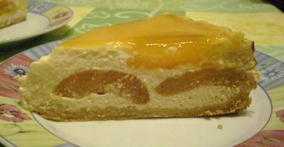 Cheese cake vanillé à l'abricot - Photo par cojoca