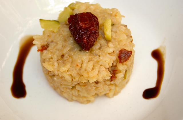 Risotto aux courgettes et tomates séchées - Photo par La ptite cuisine de Pauline