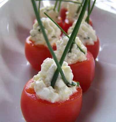 Tomates cerises au chèvre frais - Photo par 750g