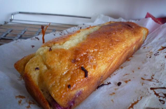 Cake fondant framboises & fleur d'oranger - Photo par minifr