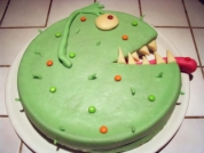 Gateau d'anniversaire Monstre - Photo par elinea