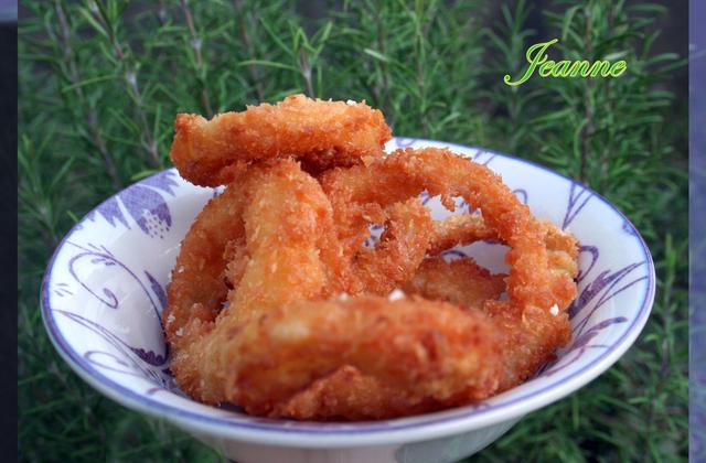 Beignets d"oignons façon Onions rings - Photo par Jeanne la malice