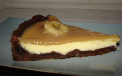 Tarte cheesecake au caramel de banane - Photo par Les Gâteaux Magiques d'Alilo