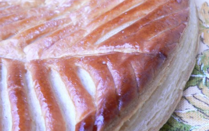 Galette des rois Frangipane pralin aux amandes caramélisées - Photo par Sandrine Baumann
