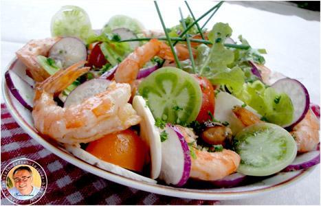 Salade originale terre et mer - Photo par francis51