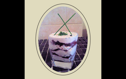 Verrine de chèvre et betterave - Photo par celinebo