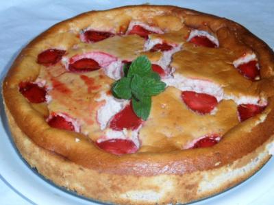 Cheesecake aux fraises Charlotte - Carmen