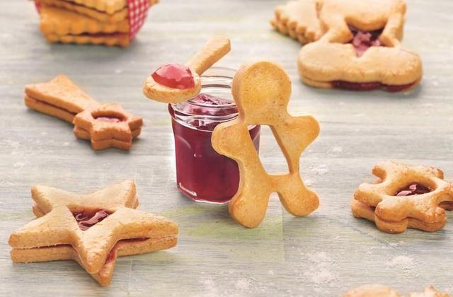 Petits sablés à la confiture de Fraises - Photo par S’cuiz in