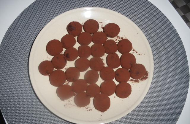 Truffes fondantes au chocolat - Photo par sosoette