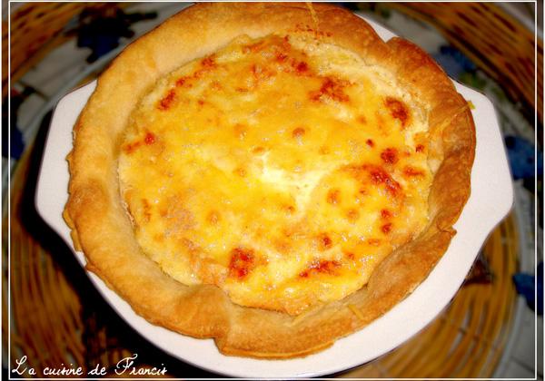 Tarte au munster et au thym - Photo par francis51