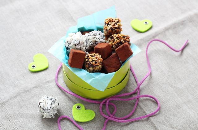 Truffes au chocolat en 3 versions - Photo par Silvia Santucci