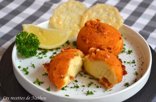 Croquettes au fromage et tuiles de parmesan - Photo par Invité