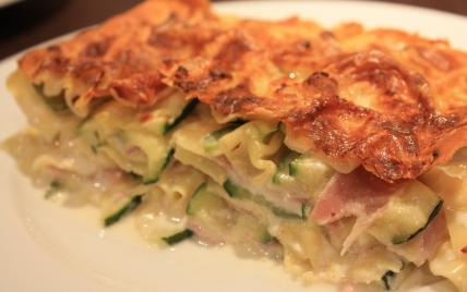 Lasagnes aux courgettes et à la crème de camembert - Photo par sarahrj