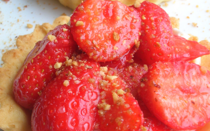 Tarte fraise-mascarpone - Photo par mcarol