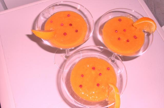 Soupe de mangue aux baies roses - Photo par annkar2