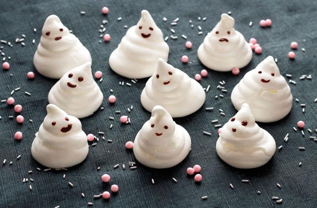 Mini-fantômes meringues - Photo par Pascale Weeks