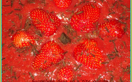 Tarte aux fraises et crème chocolat - Photo par lauriaGY