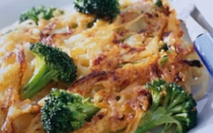 Rösti de nouilles et gruyère AOC - Photo par Gruyère AOP suisse