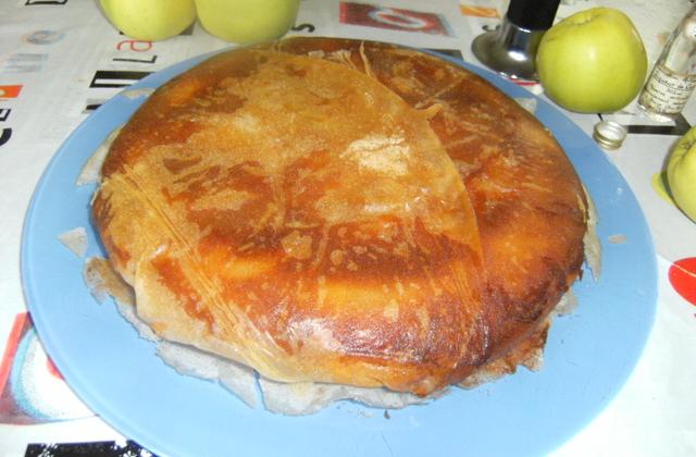 Croustillant de brick aux pommes et à la crème d'amandes - Photo par bluena