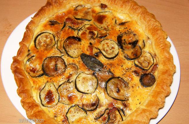 Quiche chèvre courgettes - Photo par alinepIL