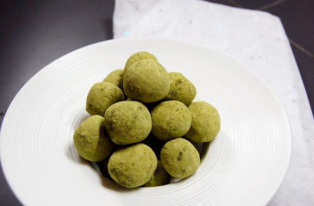 Truffes au matcha - Photo par Alexanne