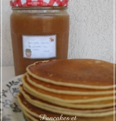 Pancakes et compote épicée de pommes au cidre - Valérie ILoveCakes