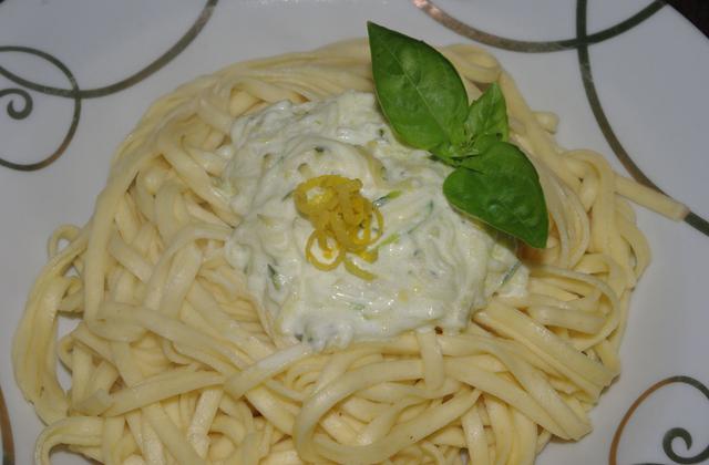 Courgettes au mascarpone et citron - Photo par veronivN