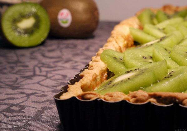 Tarte aux kiwis de l'Adour et crème de Spéculoos - Psychee
