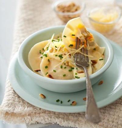 Raviolis potagers à la crème de Gusto Intenso - Photo par Giovanni Ferrari
