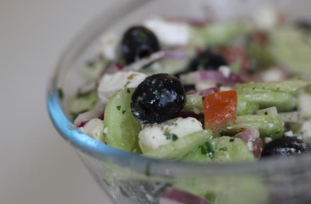 Salade grecque - Photo par Y en a marre des haricots