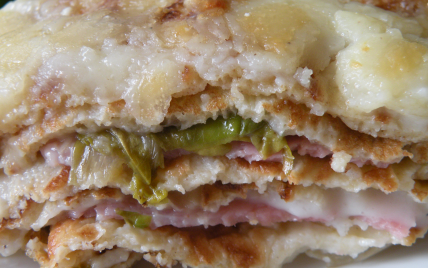 Lasagnes d'endives et de jambon - Photo par 750g