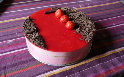 Bavarois fraises/framboises - Photo par frankw