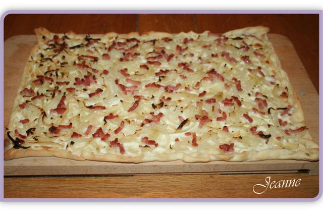 Flammenküche ou tarte flambée - Photo par Jeanne la malice