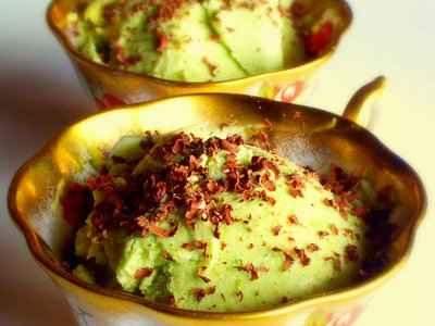 Glace à l'avocat - Photo par louisep
