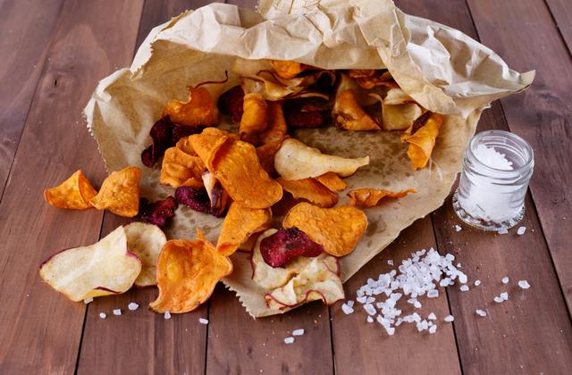 Chips aux deux patates douces - Photo par 750g