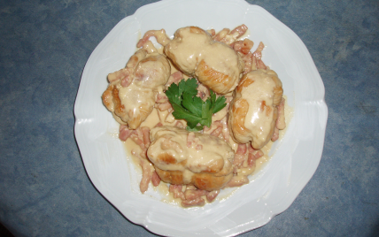 Paupiettes de dinde à la carbonara - Photo par marion06