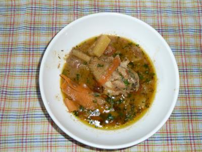 Curry vert de poulet aux trois fruits - Photo par CARDAMOME