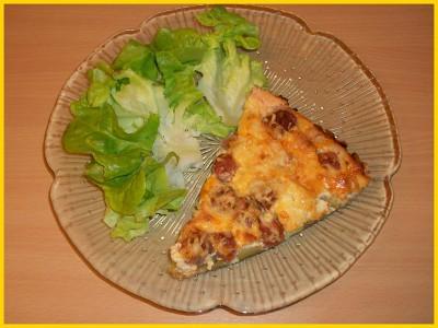 Quiche aux merguez, courgettes et cumin - Photo par Titeratatouille