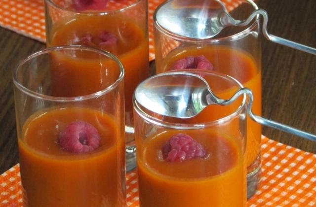 Petites crèmes apéritives poivrons et framboises - Épicétout
