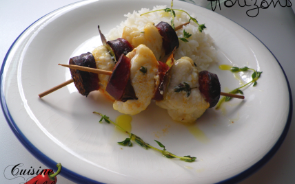 Brochettes de lotte au chorizo - Photo par Communauté 750g