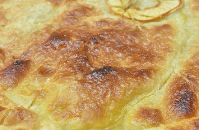 Tourtière aux pommes, glace pruneaux Armagnac - Photo par 750g