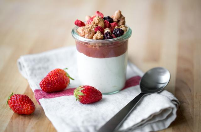 Petits suisses au muesli - Photo par CNIEL - Les produits laitiers