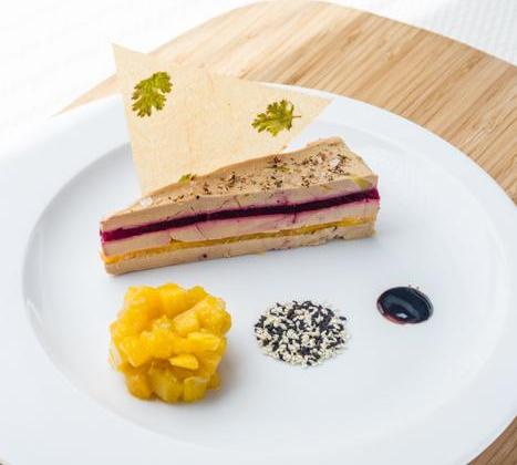Millefeuille de Foie gras, Mangue & Betterave - Communauté 750g