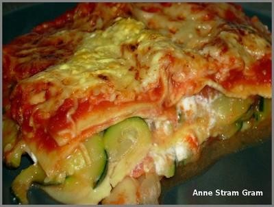 Lasagnes à la courgette et au chèvre - Photo par annestB